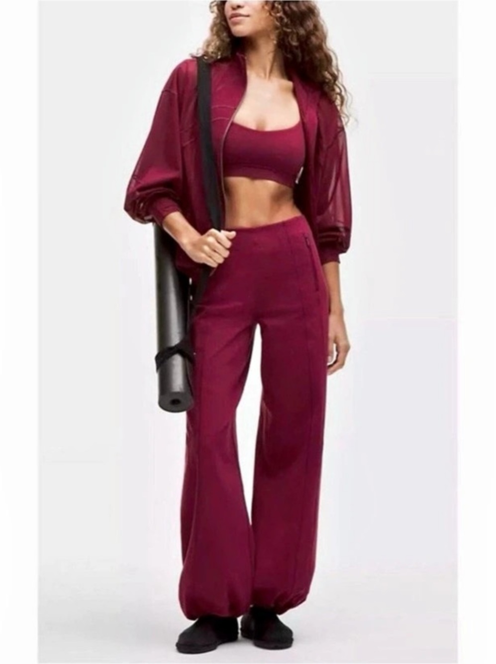 🆕❤️💜❤️lululemon define High-Rise Wide-Leg Pant Luon - Burgundy Bay